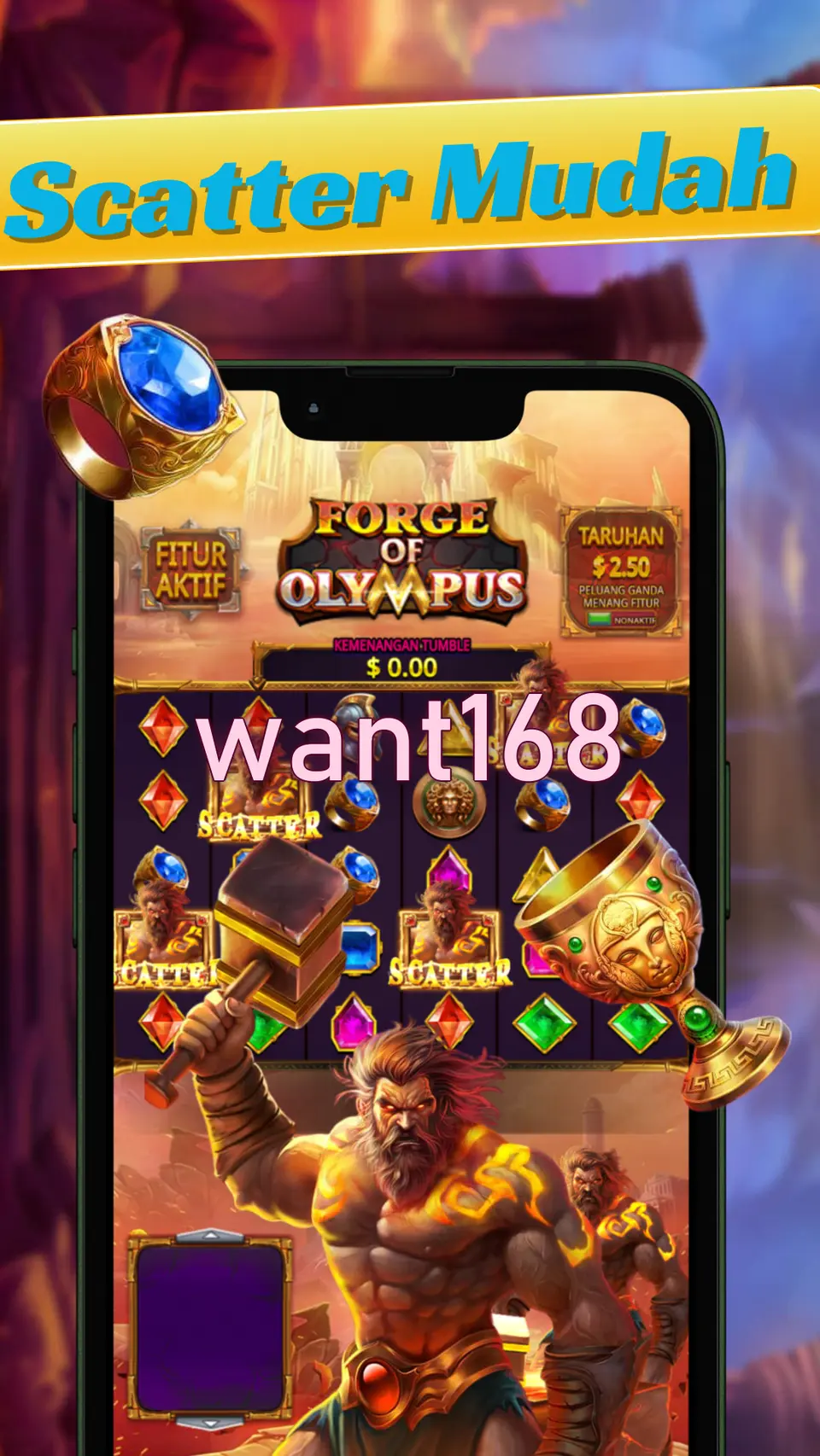 want168 Tangkapan Layar - APK Resmi